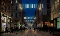 Světelné girlandy v ulicích města Brna od studia Visualove