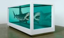 Damien Hirst a ukázka z výstavy Natural History v galerii Gagosian