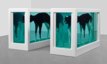 Damien Hirst a ukázka z výstavy Natural History v galerii Gagosian