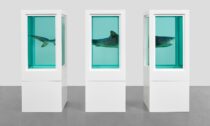 Damien Hirst a ukázka z výstavy Natural History v galerii Gagosian