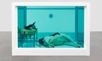 Damien Hirst a ukázka z výstavy Natural History v galerii Gagosian