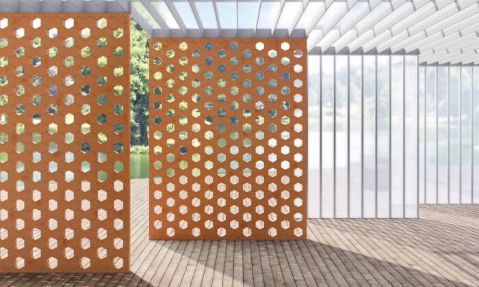 Konstantin Grcic navrhl 3D prvek Hives pro vytváření dělících stěn i plastických obkladů