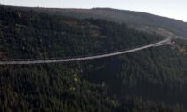 Most pro pěší Sky Bridge 721 v Horském resortu Dolní Morava