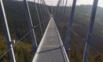 Most pro pěší Sky Bridge 721 v Horském resortu Dolní Morava