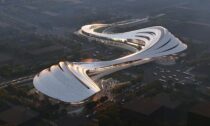 Jinghe New City Culture & Art Centre od Zaha Hadid Architects