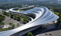 Jinghe New City Culture & Art Centre od Zaha Hadid Architects