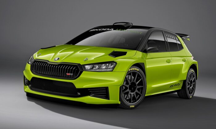 Fabia čtvrté generace se proměnila na povedenou závodní Škoda Fabia RS Rally2