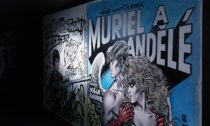 Ukázka z výstavy Muriel a andělé s komiksy Káji Saudka