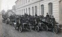 Laurin & Klement s řidiči mechaniky a inženýry