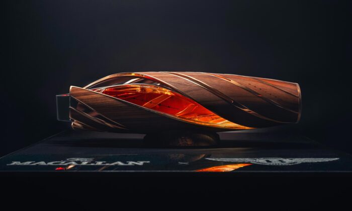 Bentley navrhlo pro Macallan unikátní design single malt whisky Horizon