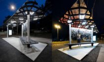 Zastávka tramvaje od So Concrete vyrobená 3D tiskem