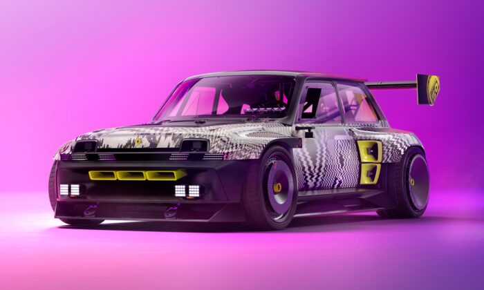 Renault R5 Turbo 3E je driftovací speciál s designem inspirovaným videohrami