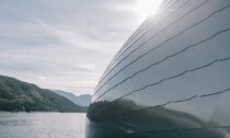 Plovoucí konferenční centrum Salmon Eye v Norsku