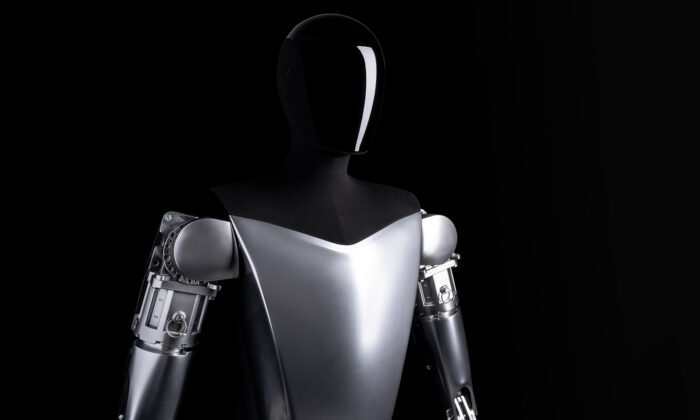 Tesla představila svého prvního humanoidního robota na práci se jménem Optimus