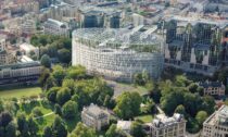 Vítězný projekt budovy Evropského parlamentu od kolektivu EuroParc vedený ateliérem JDS