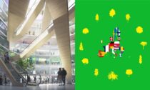 Vítězný projekt budovy Evropského parlamentu od kolektivu EuroParc vedený ateliérem JDS