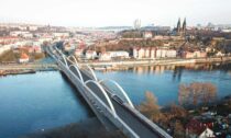 Železniční most v Praze na Výtoni