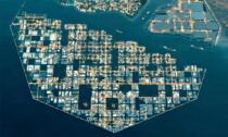 Plovoucí ostrv Oxagon v Saúdské Arábii