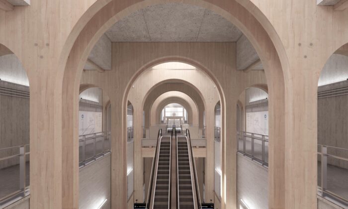 Kodaň postaví budoucí stanice metra v nezvyklé kombinaci dřeva a betonu