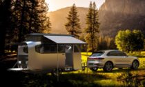 Koncept karavanu Airstream v designu od Studia F. A. Porsche