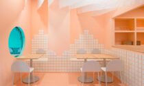 Interiér restaurace Baovan ve Valencii od Clap Studio