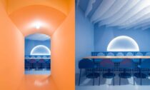 Interiér restaurace Baovan ve Valencii od Clap Studio