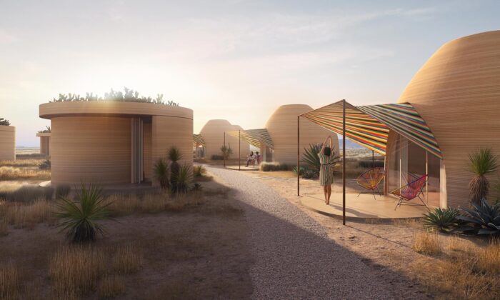 V texaské poušti postaví 3Dtištěný hotel ve stylu plánovaného bydlení na Marsu