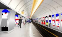 2° posto nel concorso di performance della stazione della metropolitana Českomoravská