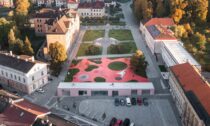 Veřejné prostranství mezi školami v Červeném Kostelci