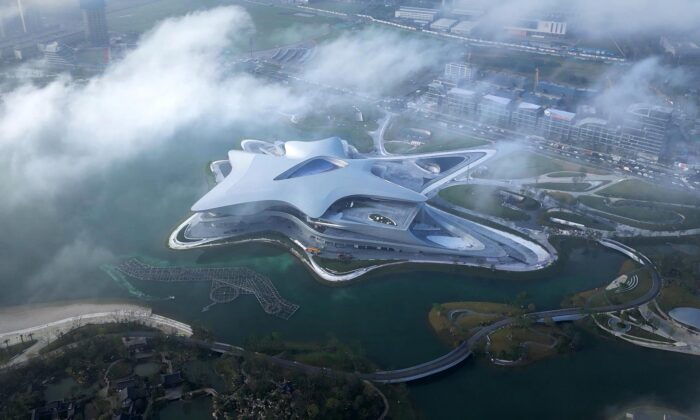 Zaha Hadid Architects otevřeli futuristické Chengdu Science Fiction Museum