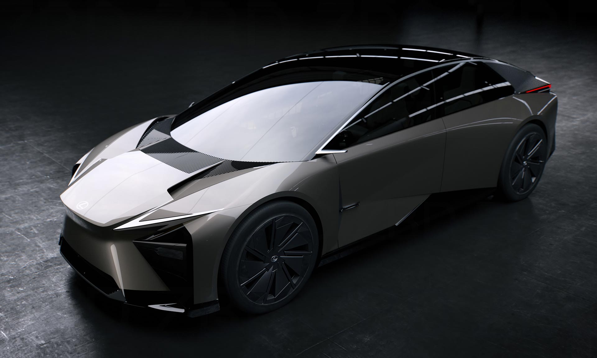 Lexus představil koncept čistě elektrické limuzíny LF-ZC s výrazným ostrým designem