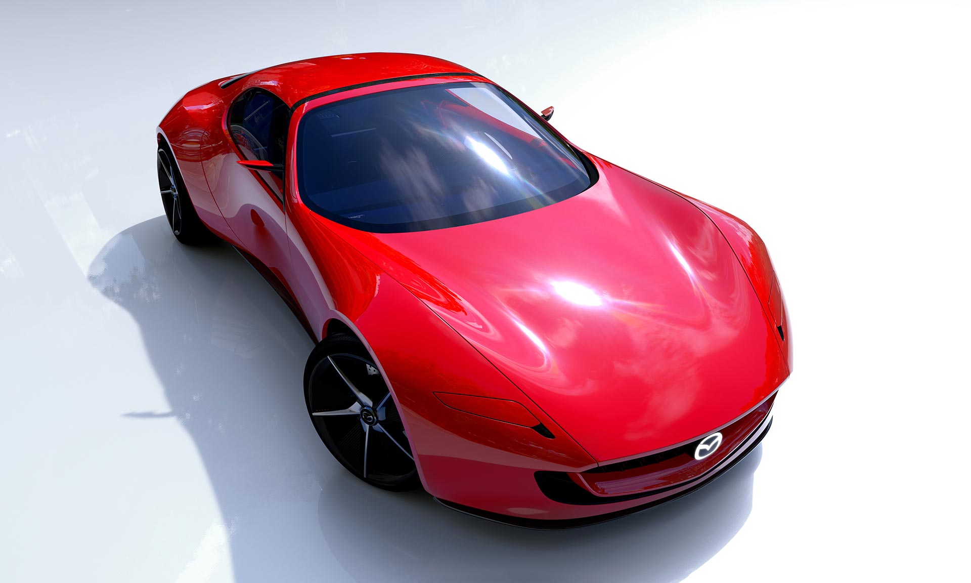Mazda ukázala koncept kompaktního sportovního vozu Iconic SP s neobvyklým pohonem