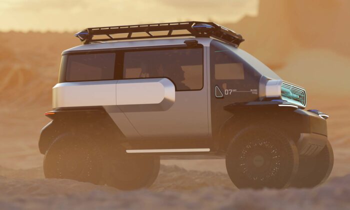 Toyota Baby Lunar Cruiser je futuristický offroad pro dobrodružnou jízdu nejen na Zemi