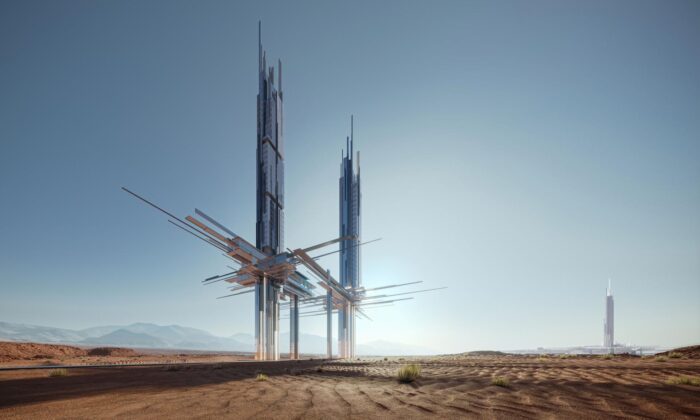 Saúdská Arábie postaví v Akabském zálivu dva mrakodrapy Epicon s designem třpytících se hvězd