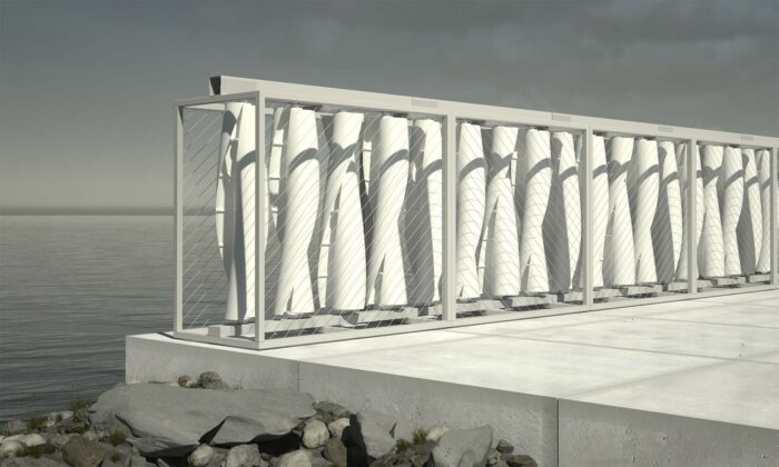 Joe Doucet navrhl vertikální a snadno škálovatelnou větrnou elektrárnu Airiva