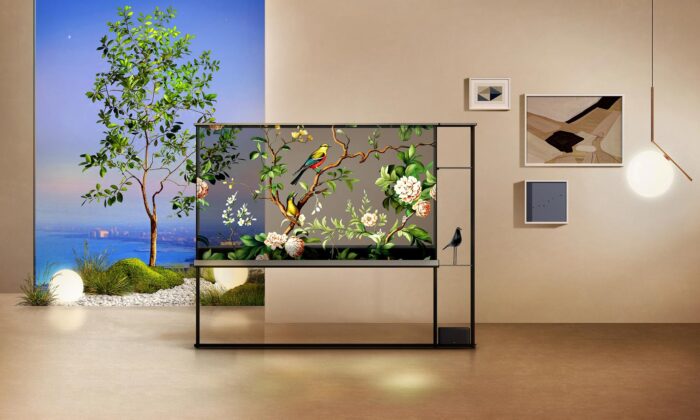 LG ukázalo první bezdrátovou a průhlednou OLED televizi vestavěnou do elegantní konstrukce