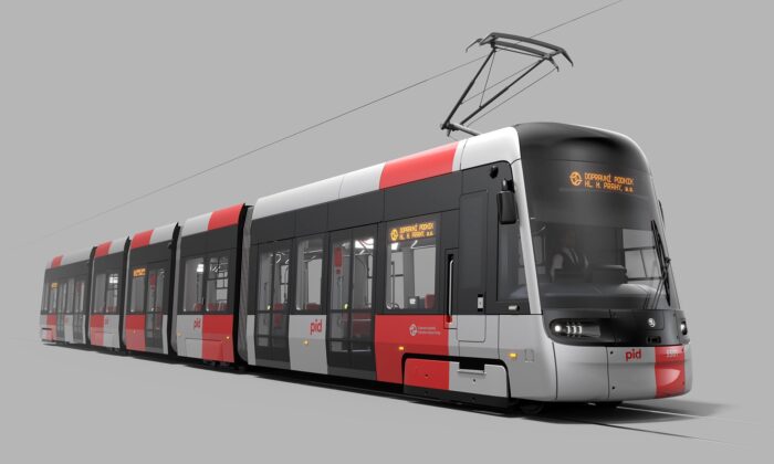 Pražský dopravní podnik ukázal novou tramvaj Škoda ForCity Plus Praha 52T