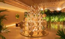 Vánoční stomek od Kengo Kuma v Toranomon