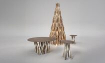 Vánoční stomek od Kengo Kuma v Ginza