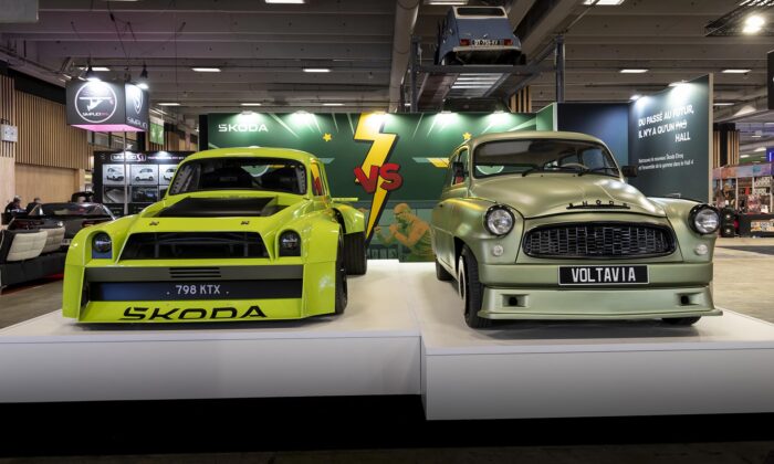 Škoda Octavia z let 1959 až 1971 byla přestavěna na dva zcela odlišné elektrické restomody