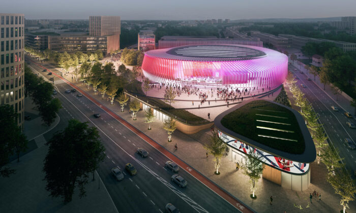 České Budějovice postaví Centrum míčových sportů podle návrhu ateliérů Boele a WilkinsonEyre