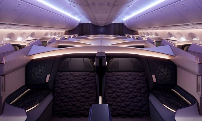 PriestmanGoode navrhli interiér letadel Riyadh Air s důrazem na luxus i v ekonomické třídě