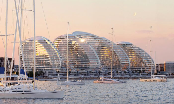 Zaha Hadid Architects navrhli bytový komplex Oystra s tvarem připomínajícím čtyři oblázky