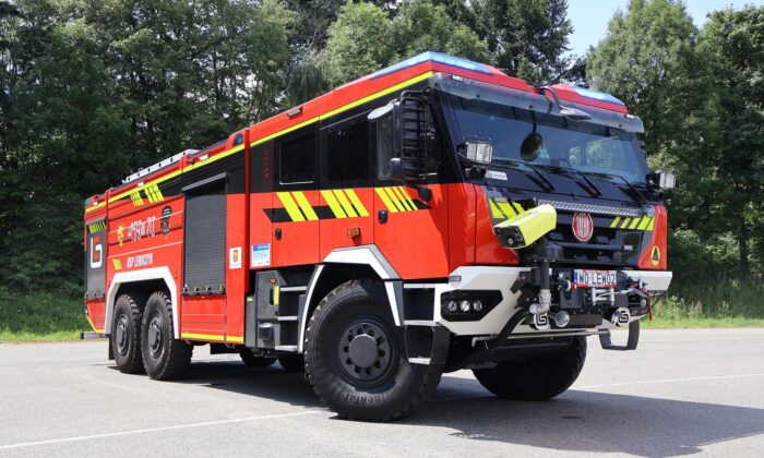 Tatra ukázala hasičský speciál Force 6×6 se čtyřdveřovou kabinou