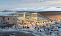 Letištní terminál ve Vilniusu od Zaha Hadid Architects