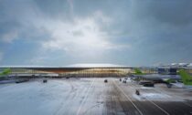 Letištní terminál ve Vilniusu od Zaha Hadid Architects