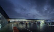 Letištní terminál ve Vilniusu od Zaha Hadid Architects