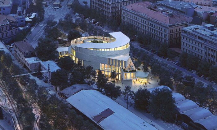 Brno plánuje postavit Moravské židovské muzeum Mehrin od slavného Kenga Kumy