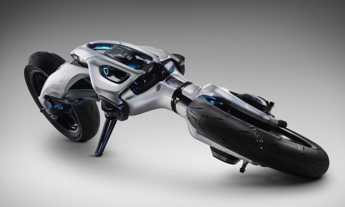 Yamaha ukázala futuristickou motorku Motoroid:A schopnou až gymnastických pohybů