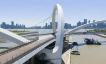 Grand Canal Gateway Bridge od Zaha Hadid Architects
